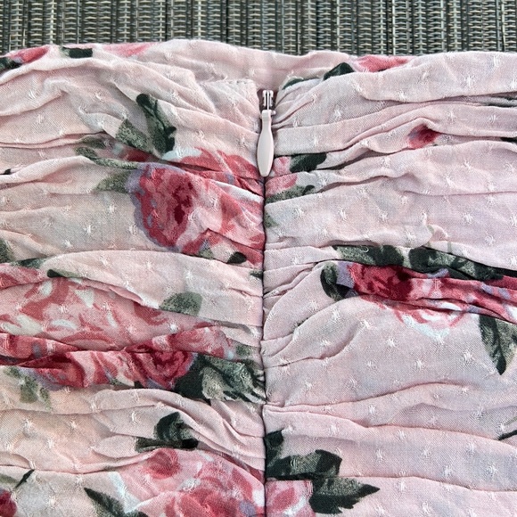 🎯NWOT Auguste The Label Roselle Dylan Mini Skirt Blush Size 6 - Picture 9 of 11